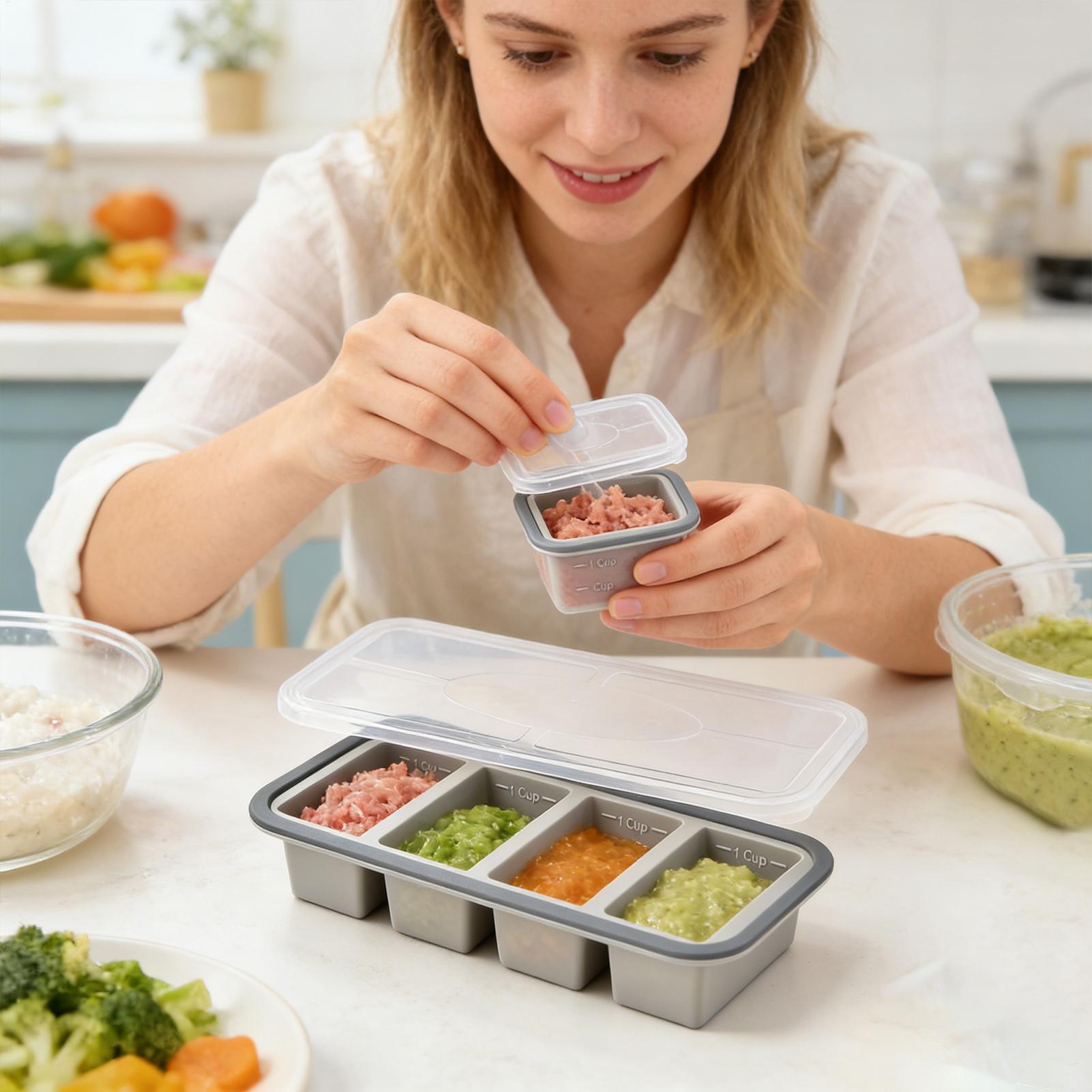 Moldes de Silicona para Congel - Meal Prep Template reseña y precio