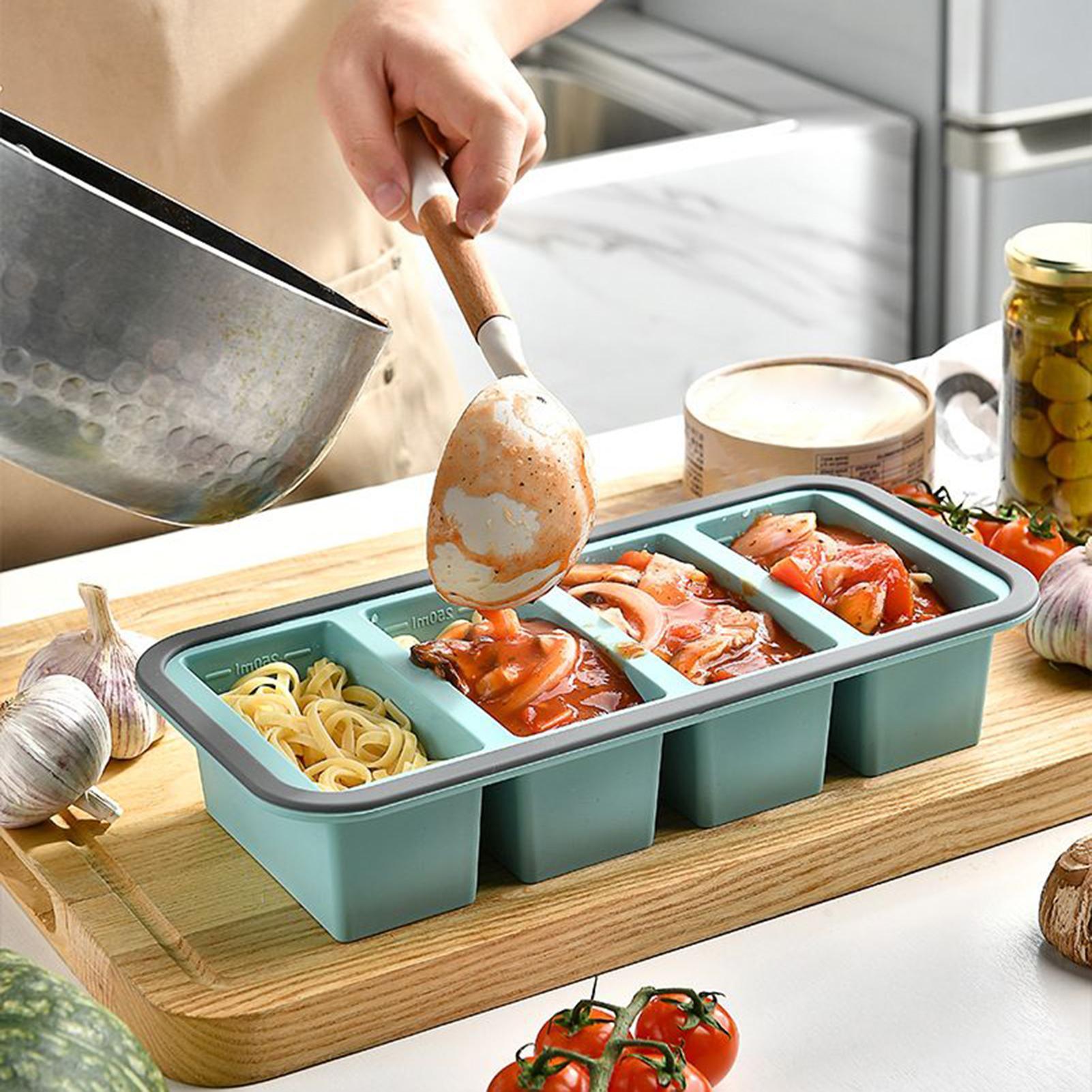 Moldes de Silicona para Congel - Meal Prep Template reseña y precio