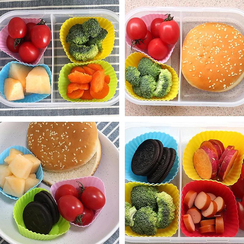 ● Separadores de silicona para - Meal Prep Template reseña y precio