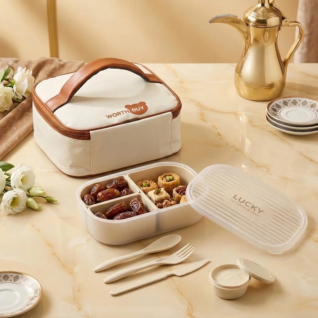 Lonchera Bento de Plástico con - Meal Prep Or Prep Meal reseña y precio