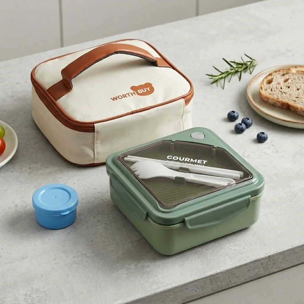 Lonchera Bento de Plástico Apt - Meal Prep Or Prep Meal reseña y precio