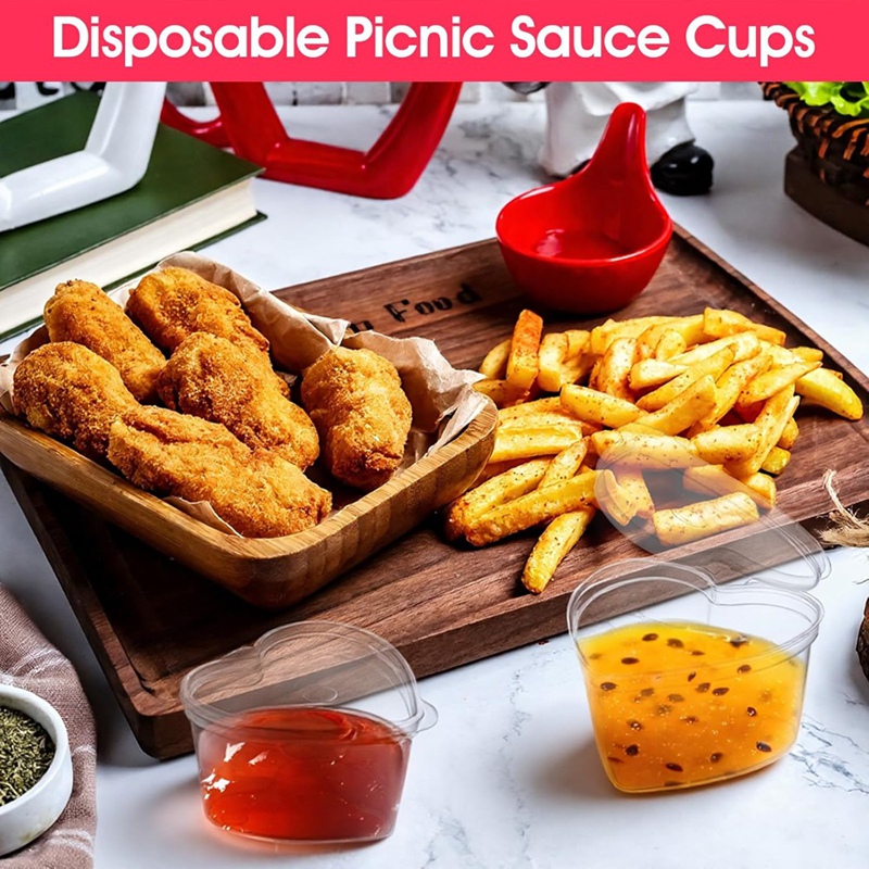 100 Juegos de Vasitos de Gelat - Sauce Dipping Cup reseña y precio