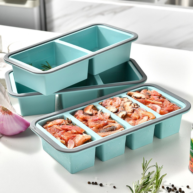 Moldes grandes de silicona par - Meal Prep Template reseña y precio
