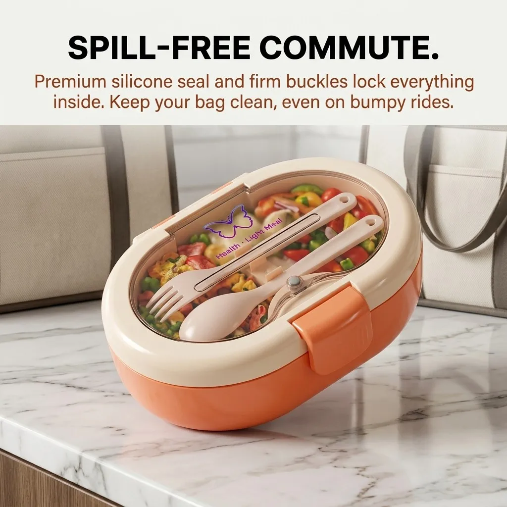 Lonchera Bento de Plástico con - Meal Prep Or Prep Meal reseña y precio